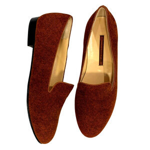 Authentic Giorgio's of Palm Beach italian leather suede loafers size 6 MSRP $495